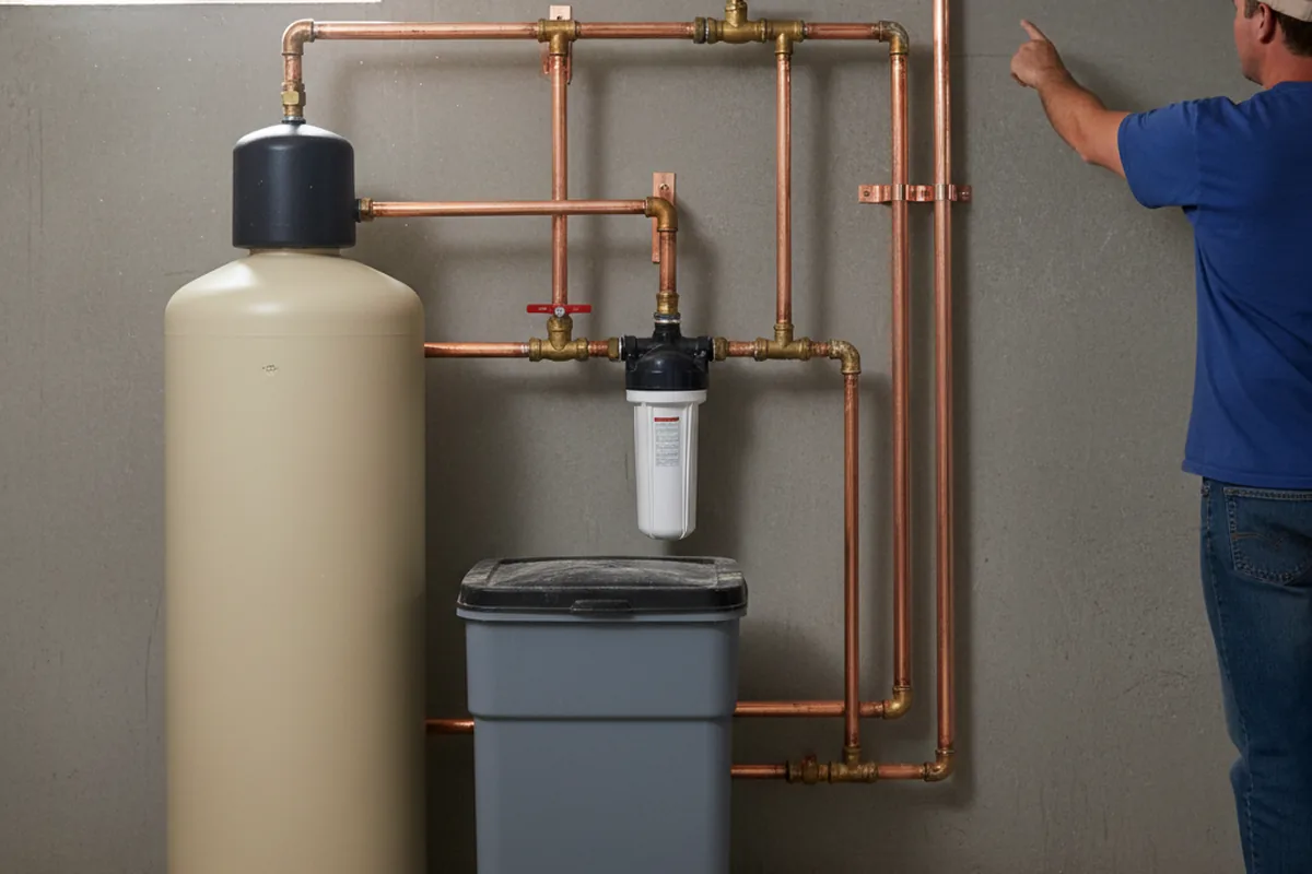 Whole-house water treatment system installed in Enola